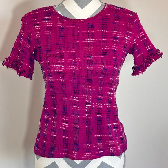 Zara Sweaters - #141 Zara Purple Short Sleeve Sweater